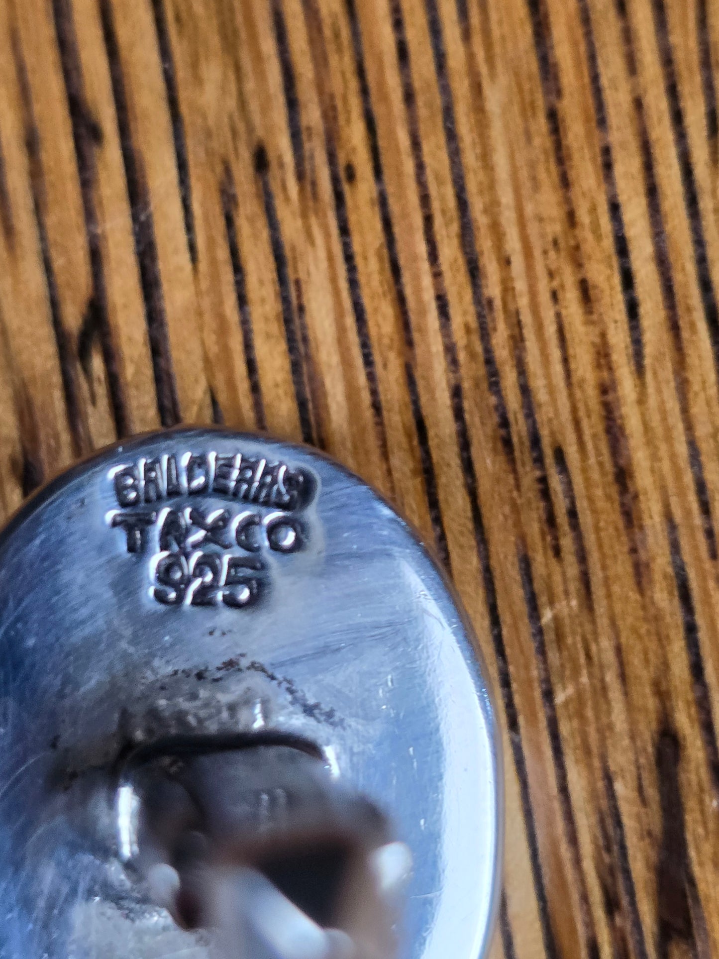 Vintage Sterling Silver Balderas Taxco Cuff Links Mexico