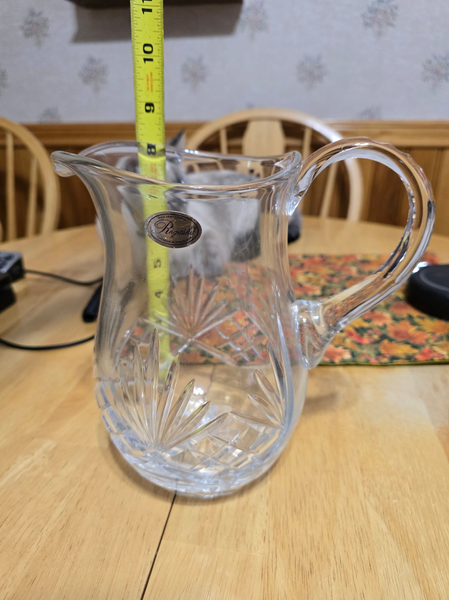 ✨ Rogaska Richmond Cut Crystal 50 oz Pitcher – Timeless Elegance ✨