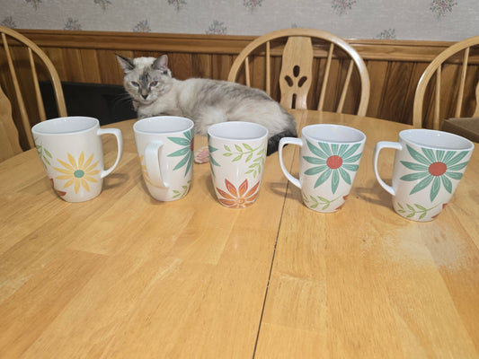 ☀️ Corelle Coordinates Happy Days Porcelain Mug – Brighten Your Morning! ☀️