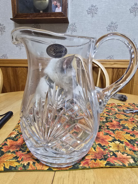 ✨ Rogaska Richmond Cut Crystal 50 oz Pitcher – Timeless Elegance ✨