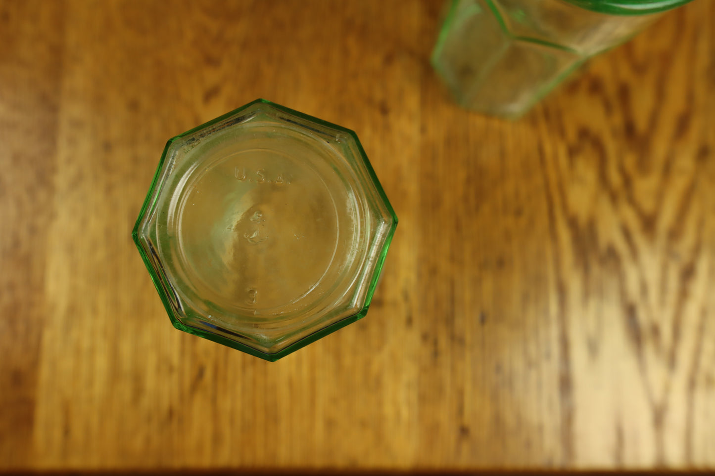 Vintage Anchor Hocking Glass Octagonal Tumbler